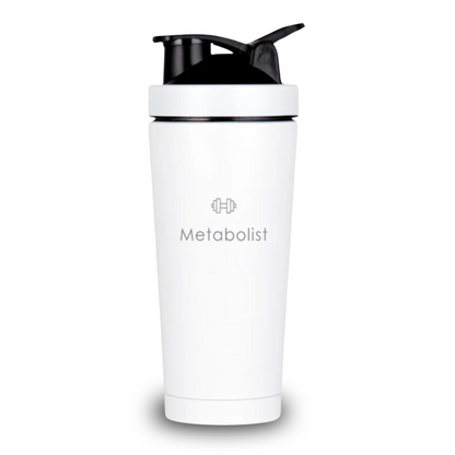 Metabolist Bottle - Stainless Steel Precision Shaker White 750ml