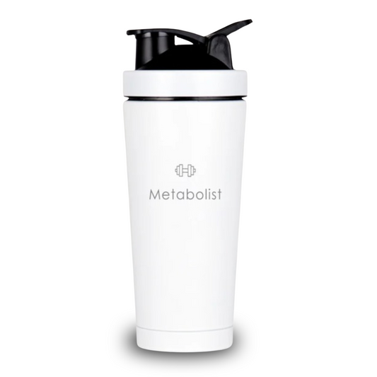 Metabolist Bottle - Stainless Steel Precision Shaker White 750ml
